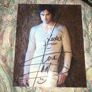 Final Price Ian Somerhalder autograph